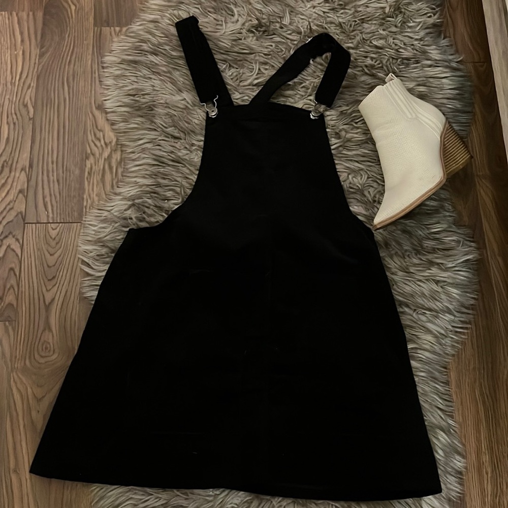 Velvet Overall black dress